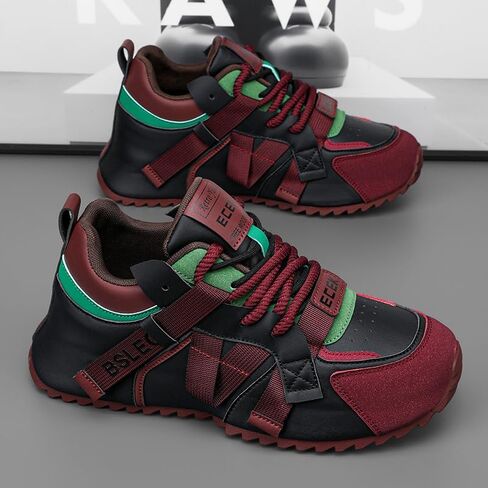 Fashionable Men's Large-Sized Lightweight Sports Shoes. Simple Design, Youthful and Energetic. Comfortable and Skin-Friendly Inner Lining. Anti-Slip Sole. Suitable for Running and Exercise. in Saudi Arabia