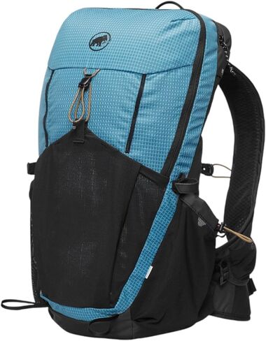 Mammut Ducan 22 - حقيبة ظهر خارجية للجنسين للتنزه سيرًا على الأقدام والجري والمغامرات اليومية، فضي اللون - أسود، 22 لتر in Kuwait