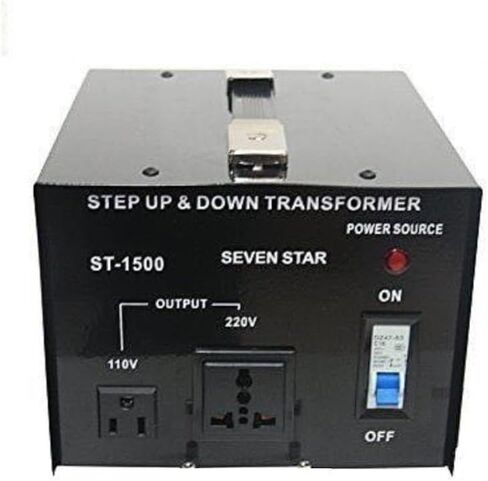 Seven Star ST-1500 Voltage Transformer Converter Step Up/Down 1500 Watts 110/220V in Kuwait