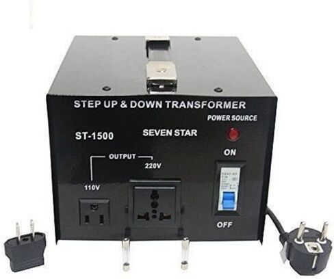 Seven Star ST-1500 Voltage Transformer Converter Step Up/Down 1500 Watts 110/220V in Kuwait
