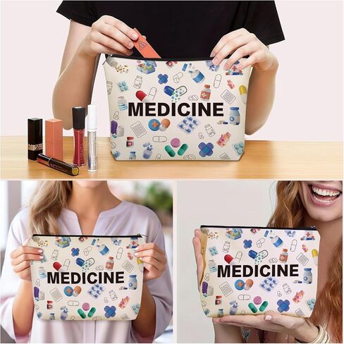 Hair Stuff Makeup Bag Gifts: Hair Accessories Themed Cosmetic & Toiletry Organizer Pouch For Teen Girls & Women Hairstylist Sisters, Friends.Ideal Gift For Travel, Birthdays, & Christmas. in Saudi Arabia