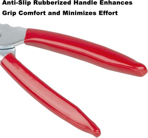 Hog Ring Pliers Kit with 300 Pcs 3/4" 1/2" 3/8" Galvanized Steel Hog Rings, Straight Hog Ring Pliers Kit for Auto Upholstery, Fence, Animal Pet Cages, Bungee Cords, Bagging, DIY Craf, Furniture in Saudi Arabia