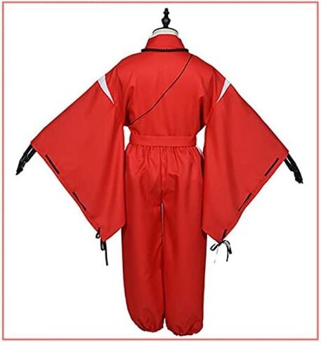 Anime Samurai Cosplay Costume Kikyou Cosplay Miko Witch Costume for men women in Saudi Arabia
