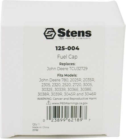 غطاء الوقود Stens 125-004 متوافق مع/بديل لجون ديري 790، 2025R، 2035R، 2305، 2320، 2520، 2720، 3005، 3032E، 3033R، 3036E، 3038E، 3038R، 3039R، 3045R و3046R 2 1/4 بوصة معرف in Saudi Arabia