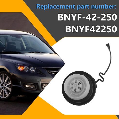 Fuel Tank Gas Cap BNYF-42-250,Compatible with Mazda 3 2004-2009, Mazda 5 2006-2010,Fuel Gas Cap Tank Filler Replaces BNYF-42-250 BNYF42250 in Saudi Arabia