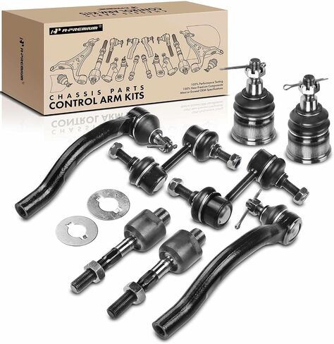 A-Premium Set of 8, Front Sway Bar Link, Upper Lower Ball Joint, Inner Outer Tie Rod End, Compatible with Honda Accord 2008 2009 2010 2011 2012 in Saudi Arabia
