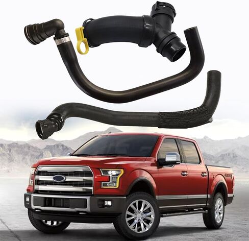GXARTS Upper Radiator Hose Y-Connector Lower Degaus CL3Z 8260-A DR3Z-8566-A BL3Z 8C350-A Compatible with Ford F150 5.0L 2011 2012 2013 2014 2015 2016 2017 2018 2019 2020 in Saudi Arabia