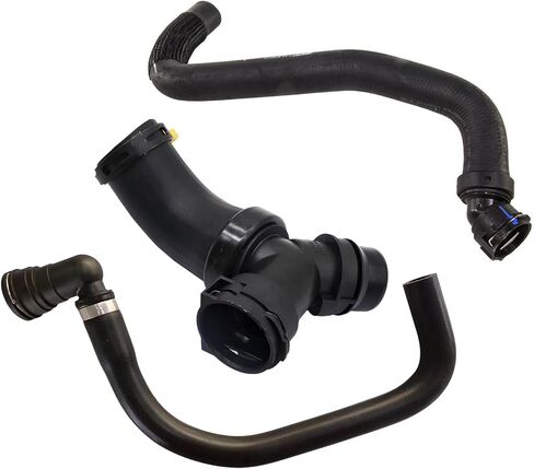 GXARTS Upper Radiator Hose Y-Connector Lower Degaus CL3Z 8260-A DR3Z-8566-A BL3Z 8C350-A Compatible with Ford F150 5.0L 2011 2012 2013 2014 2015 2016 2017 2018 2019 2020 in Saudi Arabia