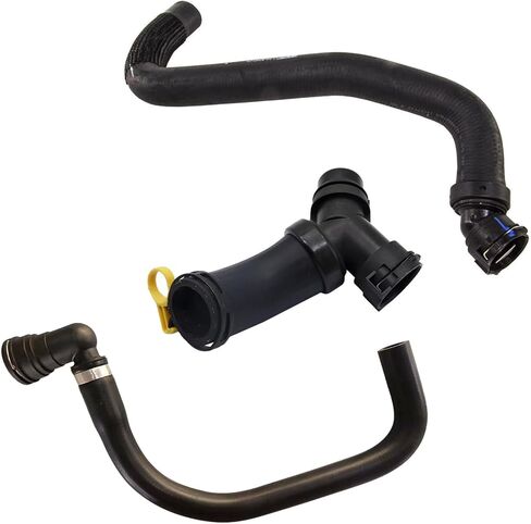 GXARTS Upper Radiator Hose Y-Connector Lower Degaus CL3Z 8260-A DR3Z-8566-A BL3Z 8C350-A Compatible with Ford F150 5.0L 2011 2012 2013 2014 2015 2016 2017 2018 2019 2020 in Saudi Arabia