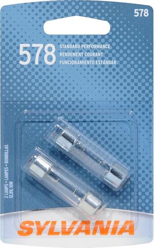 SYLVANIA 578 Basic Miniature Bulb, (Contains 2 Bulbs) in Saudi Arabia