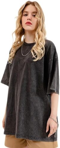 Oversized T-Shirts for Women, Loose Fit Tees in Saudi Arabia