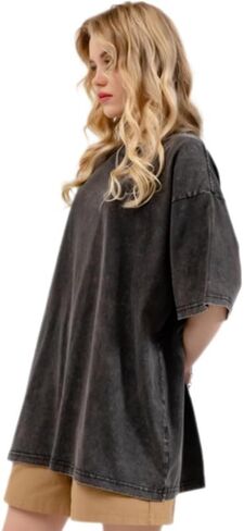 Oversized T-Shirts for Women, Loose Fit Tees in Saudi Arabia