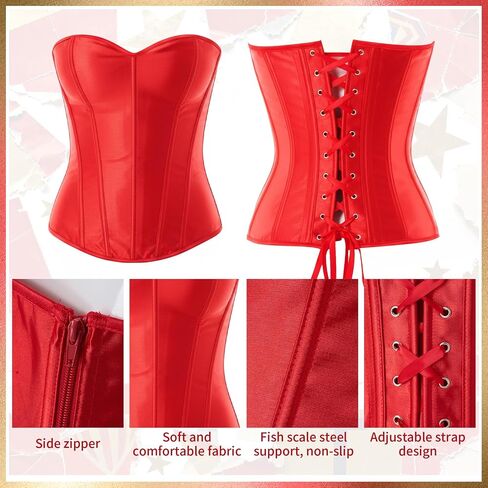 9 Pcs Women Halloween Costume Accessory Kit Red Velvet Cape Corset Blue Yoga Pants Gold Belt Wrist Cuffs in Saudi Arabia
