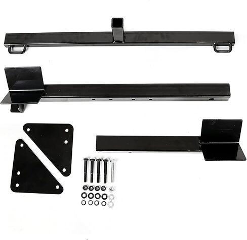 HECASA 550 LB Capacity Motorcycle Trailer Carrier Tow Hitch Rack Motorcycle Carrier Black in Saudi Arabia