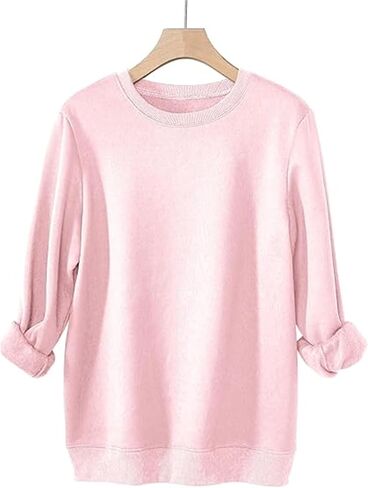 Apres Ski Sweatshirt Women Fleece Pullover Crewneck Sweater Long Sleeve Blouse Weekend Winter Sports Tops in Saudi Arabia