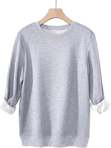 Apres Ski Sweatshirt Women Fleece Pullover Crewneck Sweater Long Sleeve Blouse Weekend Winter Sports Tops in Saudi Arabia