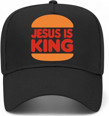Jesus is King Buns Vintage Trucker Hat | Premium Adjustable Snapback Baseball Hat for Men & Women in Saudi Arabia