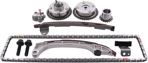 NewYall Engine Timing Chain Kit with Intake and Exhaust VVT Gear for Lexus ES300h 2.5L 13, Scion tC 2.5L 11-13, Toyota Camry 2.5L 10-14, Highlander 2.7L 09-14, RAV4 2.5L 09-13, Sienna 2.7L 11-12 in Saudi Arabia