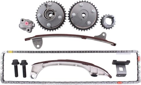 NewYall Engine Timing Chain Kit with Intake and Exhaust VVT Gear for Lexus ES300h 2.5L 13, Scion tC 2.5L 11-13, Toyota Camry 2.5L 10-14, Highlander 2.7L 09-14, RAV4 2.5L 09-13, Sienna 2.7L 11-12 in Saudi Arabia
