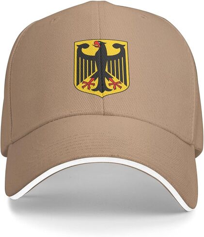 Germany National Emblem Hat Support Germany Coat of Arms Baseball Cap German Hat for Women Men in Saudi Arabia