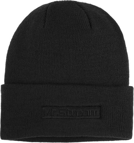 Mr.Stream Men Women Unisex Acrylic Knit Cuffed Beanie Warm Fleece Lined Winter Hats in Saudi Arabia