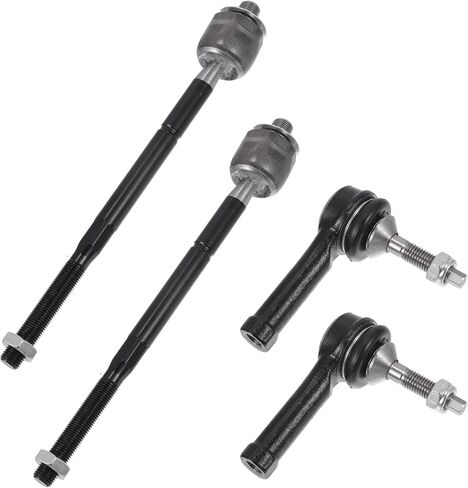 X AUTOHAUX 4pcs Front Inner Outer Tie Rod Ends Kit Suspension Steering Tie Rod End for Ford Explorer Police Interceptor Sedan Drag Link No.ES800952/EV800893 in Saudi Arabia