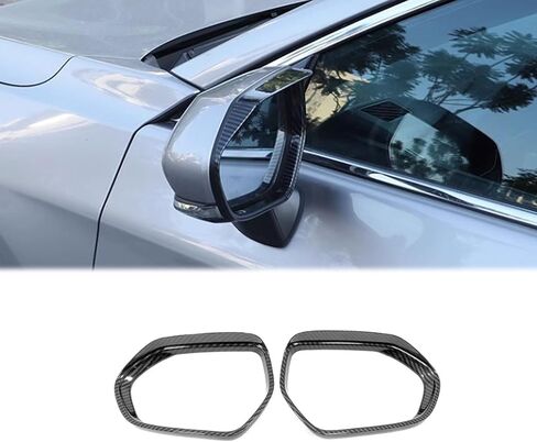 Side Rearview Mirror Rain Shield Protector Cover Sun Visor Shade Eyebrow Trim 2PCS for Toyota Camry 2018~2025 Exterior Accessories Decoration Black in Saudi Arabia