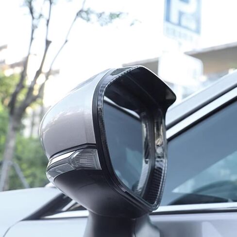 Side Rearview Mirror Rain Shield Protector Cover Sun Visor Shade Eyebrow Trim 2PCS for Toyota Camry 2018~2025 Exterior Accessories Decoration Black in Saudi Arabia