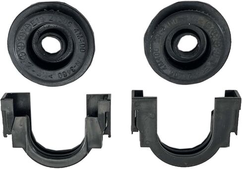 2Sets Upper Radiator Mount Bushing Bracket Compatible with Altima Maxima Murano Quest Rogue Pathfinder Sentra Versa 21506-6M100 21542-CA000 in Saudi Arabia