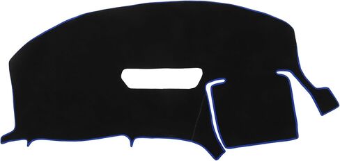 Car Dashboard Cover Mat Compatible for Chevrolet Camaro 97-02, Protective Polyester Black Blue Center Console Interior Trim Dash Board Mat in Saudi Arabia
