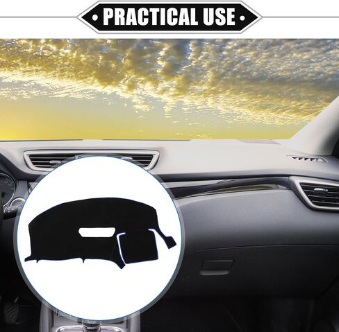 Car Dashboard Cover Mat Compatible for Chevrolet Camaro 97-02, Protective Polyester Black Blue Center Console Interior Trim Dash Board Mat in Saudi Arabia
