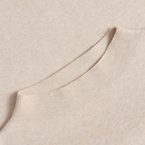 Women's Crew Neck Sweater Long Sleeve Knit Basic Pullover Sweater in Saudi Arabia