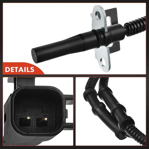 A-Premium Rear Right ABS Wheel Speed Sensor Compatible with 2015 2016 2017 Chevrolet Silverado Suburban 3500 & GMC Sierra 3500 - Rear Passenger Side, Replaces 22761954 in Saudi Arabia