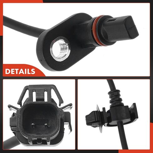 مستشعر سرعة العجلات الخلفية اليسرى ABS A-Premium - متوافق مع موديلات Acura - RDX 2007 2008 2009 2010 2011 2012، 2.3L، أداة رياضية - جانب السائق الخلفي، يستبدل 57475STKA01، 1802-400050 in Saudi Arabia