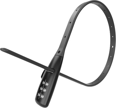 قفل ربط بسحاب - قفل كابل قابل للتعديل مكون من 3 أرقام، لرف الدراجة، وخوذة الدراجة النارية، ولوح التزلج، والباب الفرنسي، وعربة الأطفال والخزانة - مثالي للأمان خفيف الوزن (3 عبوات) in Kuwait