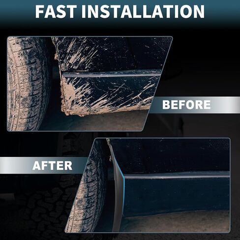 Truck Mud Flaps Splash Guards for Dodge for Ram 1500 2019-2025 with OEM Fender Flares(New Body Style) Front Rear Wheel Fender Mud Guards Protection Kit in Saudi Arabia