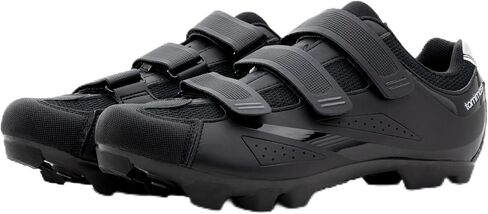 Tommaso Montagna Elite Mens Mountain Bike Shoes Men Indoor Cycling Shoe Gravel SPD Shoes Compatible with SPD Cleats MTB Shoes for Men, SPD Cycling Shoes for Men Cycling Bike XC Shoes No Cleat - 42 in Kuwait