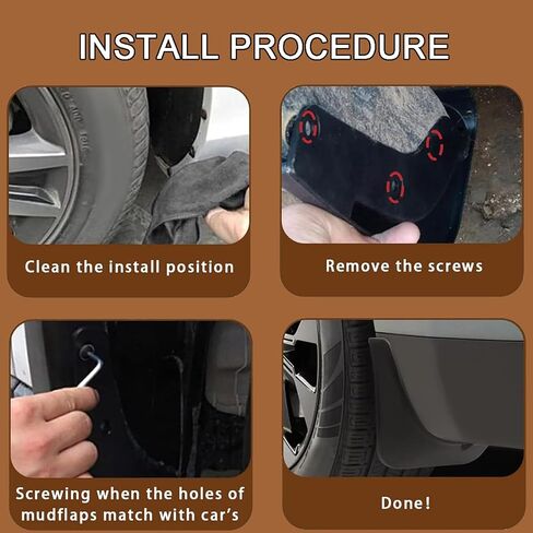Mud Flaps Splash Guards for Jeep Compass(2.0L/2.4L) 2017-2025, All Weather Mudguards Front Rear Fenders, No Drilling, Car Exterior Accessories in Saudi Arabia