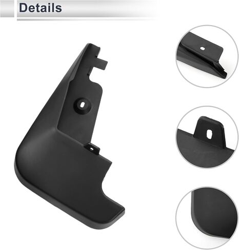 X AUTOHAUX 1set Front and Rear Mud Flaps Splash Guards Mud Guards for Audi Q5 2009-2016 W/Mount Accessories in Saudi Arabia