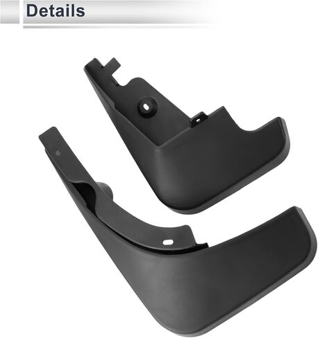 X AUTOHAUX 1set Front and Rear Mud Flaps Splash Guards Mud Guards for Audi Q5 2009-2016 W/Mount Accessories in Saudi Arabia