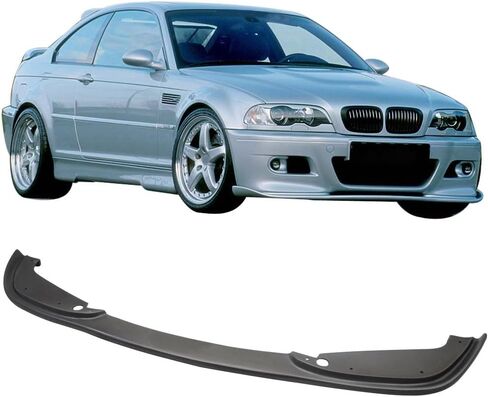 الشفة الأمامية الممتصة للصدمات متوافقة مع 2001-2006 BMW E46 M3، H Style Black PU Front Lip Finisher Under Chin Spoiler Add On Bodykit by IKON MOTORSPORTS، 2002 2003 2004 2005 in Saudi Arabia