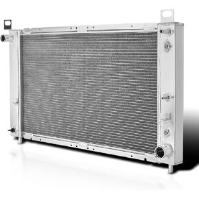 Spec-D Tuning Single-Row Aluminum Performance Cooling Radiator Compatible with 1999-2004 Chevy Silverado Automatic Transmission 4.8L 5.3L V8 in Saudi Arabia