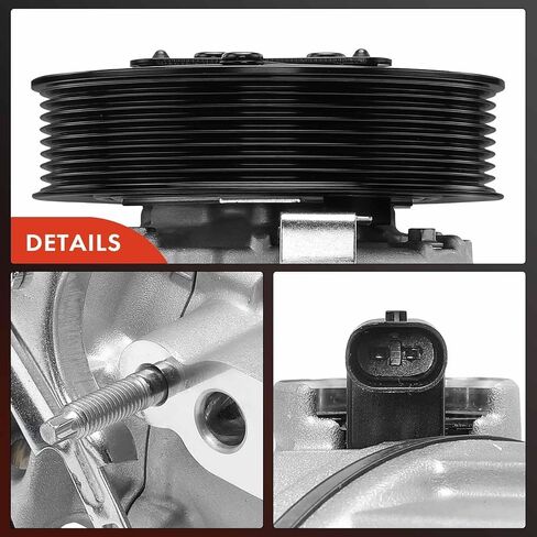 A-Premium A/C Compressor with Clutch Compatible with Ram 1500 5.7L 2019-2024 in Saudi Arabia