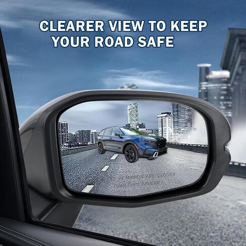 Left Driver Side Mirror Compatible With 2023-2027 Honda CRV CR-V With Power Glass Manual Folding Heated Turn Signal Blind Spot Black Replace#76258-3A0-A91(8Pins) in Saudi Arabia