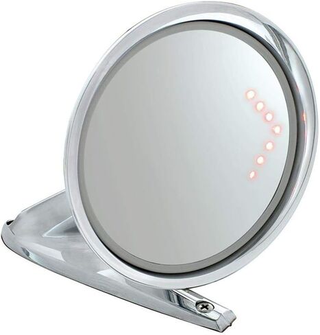مرآة خارجية United Pacific 110174 مع إشارة انعطاف LED لسيارة Ford Mustang 1964.5-66، مطلية بالكروم - جانب السائق - وحدة واحدة in Saudi Arabia