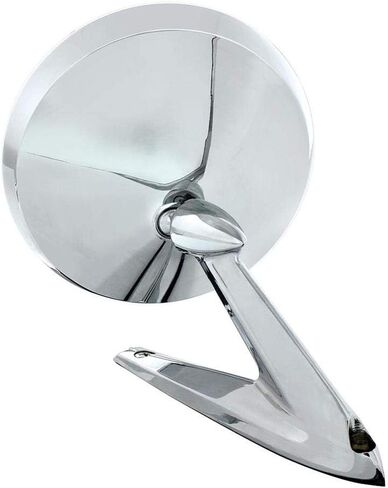 مرآة خارجية United Pacific 110174 مع إشارة انعطاف LED لسيارة Ford Mustang 1964.5-66، مطلية بالكروم - جانب السائق - وحدة واحدة in Saudi Arabia