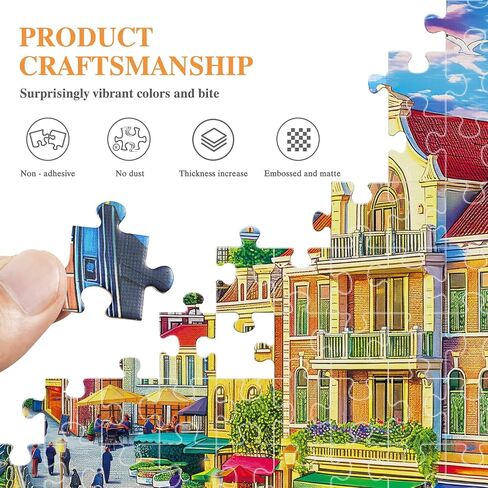 ALL4JIG Dog Themed Coolest Fun Jigsaw Puzzles for Adults and Kids, 1000 Pieces, Christmas Secret Santa Gift, White Elephant Gifts for Dog Lovers, Number Partitioned for Easy Solving in Kuwait