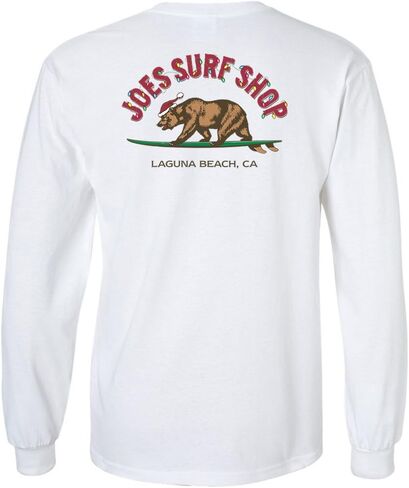قمصان طويلة الأكمام ذات شعار جرافيك من Joe's Surf Shop ثقيلة الوزن in Kuwait