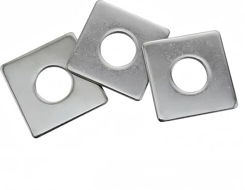 NACX Square Washer M3 x 10mm x 10mm x 1mm Square Plate Washers, 304 Stainless Steel, 120Pcs in Kuwait