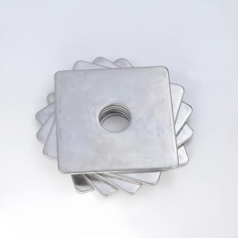 NACX Square Washer M3 x 10mm x 10mm x 1mm Square Plate Washers, 304 Stainless Steel, 120Pcs in Kuwait